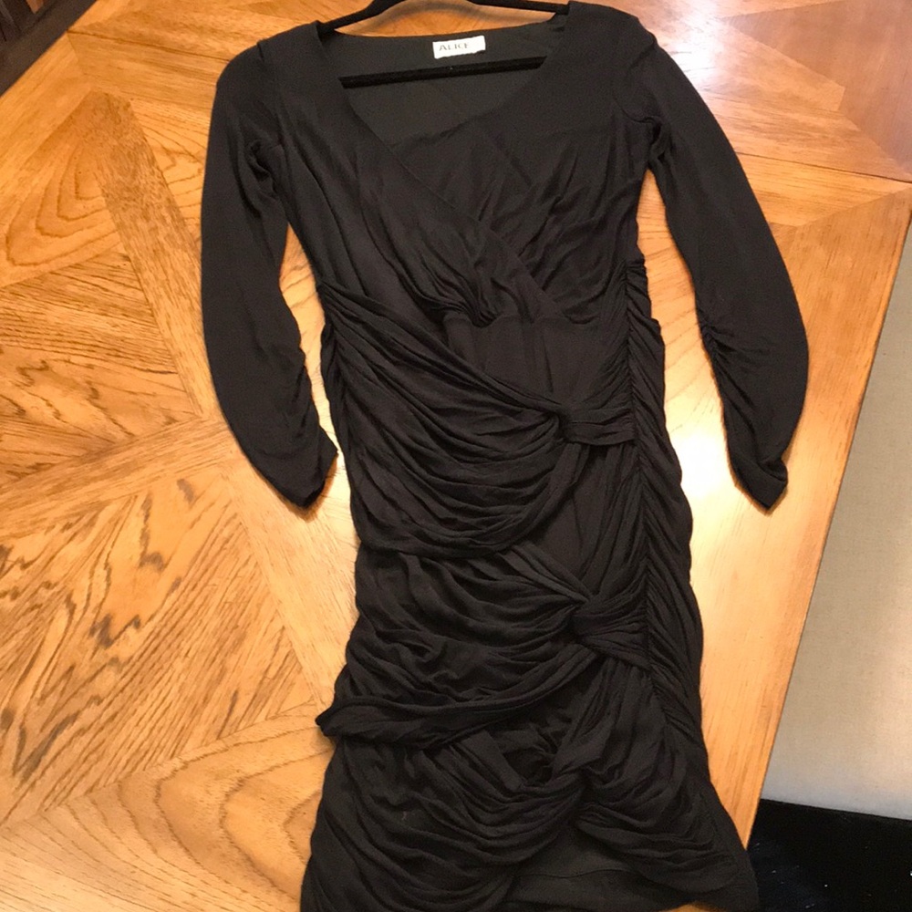 ALICE by Temperley Black Mini Dress